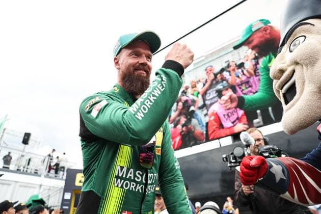 THIIM, Nicki (DK Comtoyou Racing), Aston Martin Vantage GT3, portrait Photo: Hoch Zwei Nürnberg Germany *** THIIM, Nicki DK Comtoyou Racing, Aston Martin Vantage GT3, portrait photo, Hoch Zwei, Nuremberg, Germany