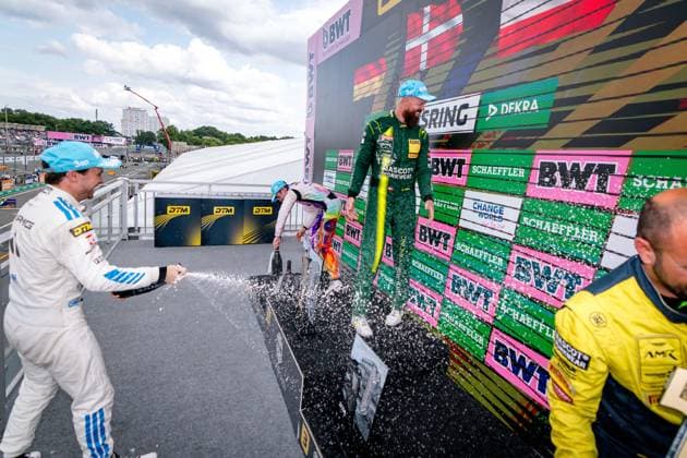 DTM, 7. + 8. Rennen Norisring 2026 7 Aston Martin Vantage AMR GT3 EVO, Comtoyou Racing: Nicki Thiim - picture by Gruppe C Photography Nürnberg Norisring Bayern Deutschland Copyright: xGruppexCxPhotographyx