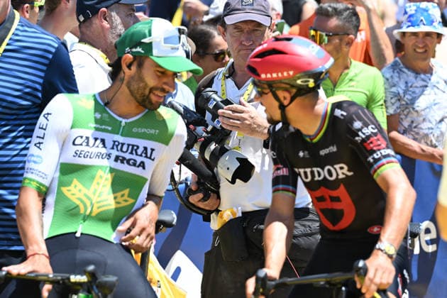 05-07-2026 Tour De France; Tappa 02 Tarragona - Barcelona; 2026, Caja Rural - Seguros Rga; 2026, Tudor; Gaviria Rendon, Fernando; Alaphilippe, Julian; Tarragona; 