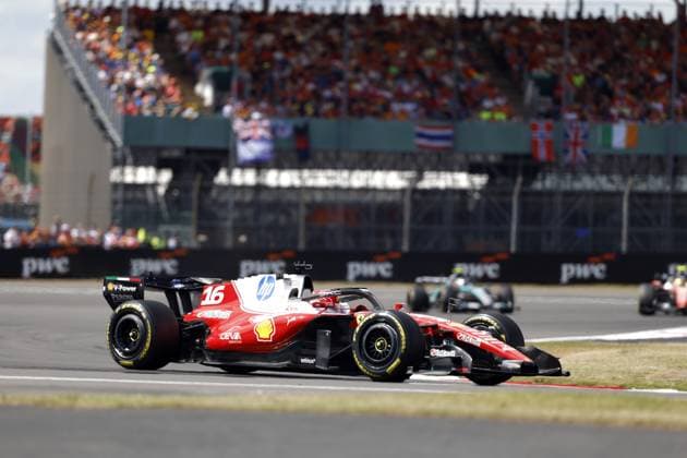 SILVERSTONE - Charles Leclerc (Ferrari) during the British Grand Prix at the Silverstone circuit. SANDER KONING ANP xVIxANPxSportx xxANPxIVx 562866053 originalFilename: 562866053.jpg