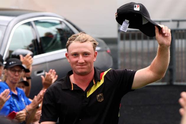 EICHENRIED, GERMANY - JULY 05: Best Amateur KOELLE, Finn (GER) at the Final Round of the BMW International Open, Eichenried, Germany, DP World Tour, Final Round on July 5, 2026 in Eichenried, Germany, BMW International Open, Eichenried, Germany, 05.07.2026 Bavaria Germany Copyright: xPhotographer:xNilsxKoepkex