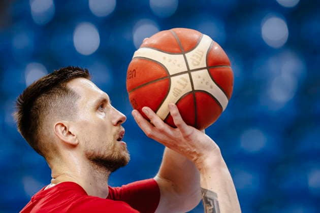 Krakow 05.07.2026 KOSZYKOWKA KOSZKADRA REPREZENTACJA POLSKI TRENING - - - BASKETBALL POLISH national team, Nationalteam PRACTICE PRACTISE NZ Mateusz Ponitka , FOT. WOJCIECH FIGURSKI 058SPORT.PL NEWSPIX.PL --- newspix.pl EL ELIMINACJE DO MS MISTRZOSTW SWIATA FIBA W KOSZYKOWCE MEZCZYZN KOSZYKOWKA KATAR 2027  FOT. WOJCIECH FIGURSKI 058SPORT.PL
