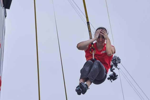 Krakow 05.07.2026. Day 3 of IFSC Speed World Cup Krakow 2026 in Cracow, Poland --- Wspinaczka Sportowa. Puchar Swiata we wspinaczce sportowej na czas Krakow 2026 w Krakowie, dzien 3 Persons shown: Carla Martinez Vidal (ESP) Fot. Dominika Chmura Arena AkcjiFot. Dominika Chmura Arena Akcji NEWSPIX.PL --- newspix.pl 