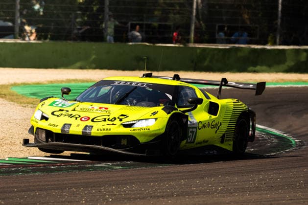 MOTORSPORTS - Endurance - ELMS - 4 Hours of Imola Photo by IPA ABACAPRESS.COM86406073 - Kessel Racing, Takeshi Kimura (JPN), Mathys Jaubert (FRA), Daniel Serra (BRA) — ELMS 4 Hours of Imola 2026. Autodromo Enzo e Dino Ferrari in Imola, Italy, on July 5, 2026. Imola Italy  Copyright: xIPAxSport ABACAx