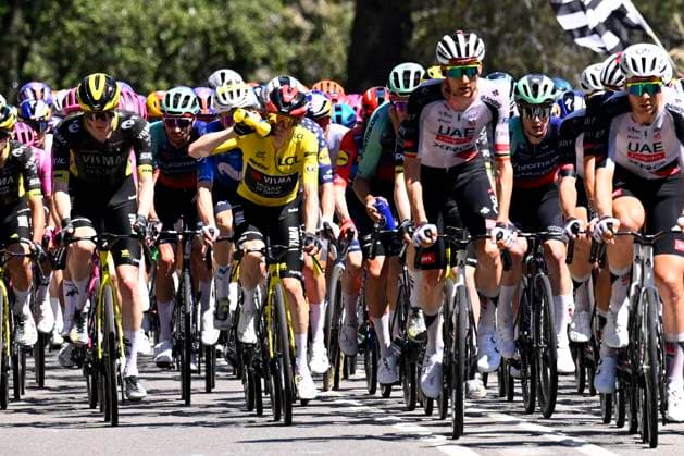 Tour de France 2026 Stage 2 BARCELONA, SPAIN - JULY 05 : Vingegaard Jonas (DEN) of Team Visma Lease a Bike in action during stage 2 of the 113rd edition of Tour de France an UCI World Tour 2.UWT cycling road race stage for Men Elite of 182 km with start in Tarragona and finish in Barcelona on July 5, 2026 in Barcelona, Spain, 05 07 2026 ( Motordriver Kurt Vandenborre - Barcelona Spain  Copyright: xTomasxSiskx