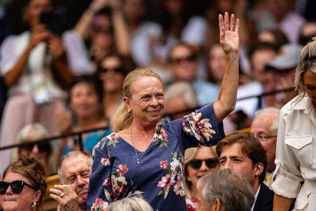 RECORD DATE NOT STATED 5th July 2026; All England Lawn Tennis and Croquet Club, London, England; Wimbledon Tennis Tournament, Day Seven; Olympic Ice Dance gold medallist Dame Jane Torvill GodfreyxPitt