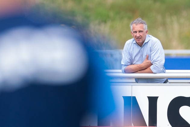 05.07.2026, Fussball, Trainingsauftakt des FC Schalke 04. Sportvorstand Frank Baumann (FC Schalke 04). Gelsenkirchen Trainingsgelände FC Schalke 04 NRW Deutschland xRHR-FOTO YYx *** July 5, 2026, Soccer, FC Schalke 04 s first training session of the season; Sports Director Frank Baumann; FC Schalke 04; Gelsenkirchen; FC Schalke 04 training facility; North Rhine-Westphalia, Germany; xRHR; PHOTO YYx Copyright: RHR-FOTOx RHR-FOTO YY