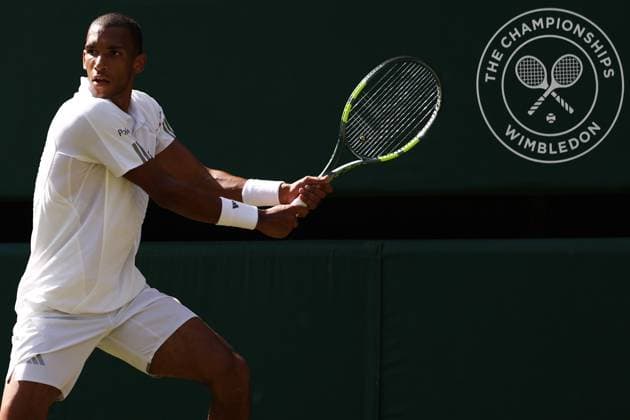 Felix Auger-Aliassime during his Round of 16 match Wimbledon Tennis Championships, Day 7, The All England Lawn Tennis and Croquet Club, London, UK - 05 Jul 2026London The All England Lawn Tennis and United Kingdom  Copyright: xEllaxLing Shutterstockx 16976808aj