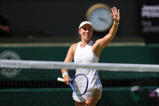 2026-07-05 The Championships - Wimbledon 2026 - Day Seven LONDON, UNITED KINGDOM - JULY 5: Jessica Pegula of United States during Day Seven of the The Championships - Wimbledon 2026 at All England Lawn Tennis and Croquet Club on July 5, 2026 in London, England. (Photo by Marleen Fouchier BSR Agency) London United Kingdom Content not available for redistribution in The Netherlands directly or indirectly through any third parties. Copyright: xBSRxAgencyx