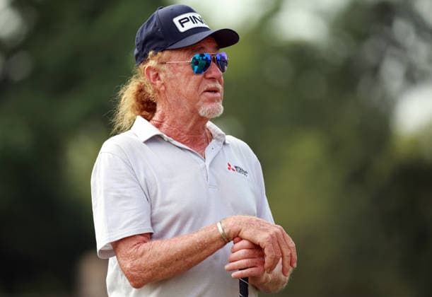 U.S. Senior Open Championship COLUMBUS, OHIO - JULY 5: Miguel Angel JimÃ nez of Spain waits at the 6th tee during the final round of the 46th U.S. Senior Open Championship 2026 at Scioto Country Club in Columbus, Ohio, USA, July 5, 2026. Columbus Ohio United States  Copyright: xAmyxLemusx originalFilename:lemus-ussenior260705_nproM.jpg
