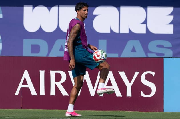 Joao Cancelo of Portugal during Portugal Team training MD-1 at SMU University in Dallas, Texas, United States. (Photo by Riquelve Nata SPP)  Copyright: xRiquelvexNata SPPx Sportspressphoto_SPR185137