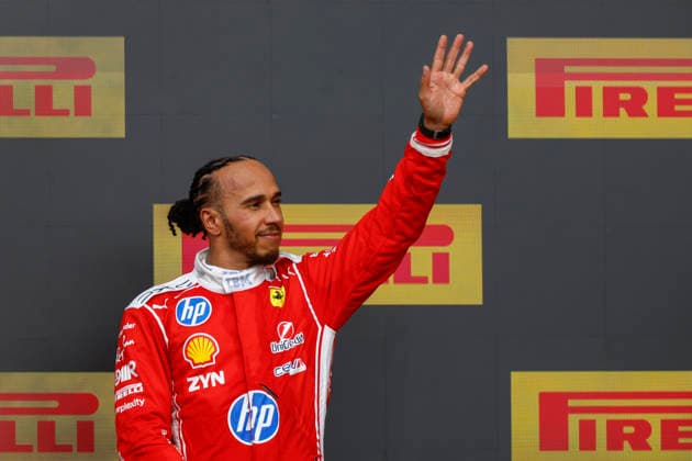 Silverstone, : Motorsport: FIA F1 Grand Prix of Britain on July, 5, 2026, Silverstone, Motorsport: FIA F1 Grand Prix of Britain (Photo by Juergen Tap) 44 HAMILTON Lewis (gbr), Scuderia Ferrari SF-26, Silverstone GBR *** Silverstone, Motorsport: FIA Formula 1 Grand Prix of Great Britain on July 5, 2026, Silverstone, Motorsport: FIA Formula 1 Grand Prix of Great Britain Photo by Juergen Tap 44 HAMILTON Lewis GBR, Scuderia Ferrari SF 26, Silverstone GBR