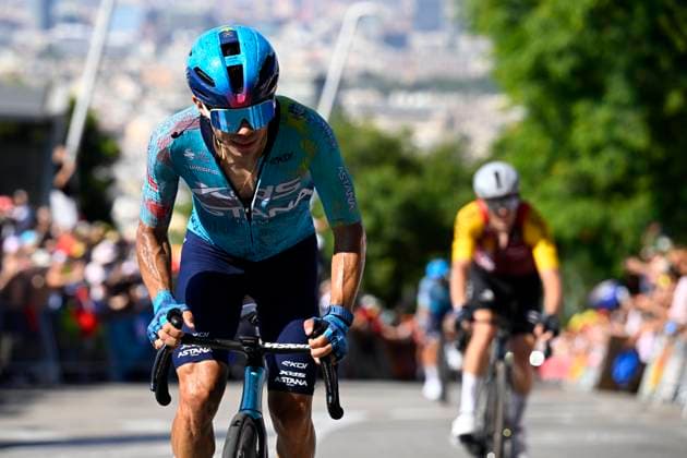 Tour de France 2026 Stage 2 BARCELONA, SPAIN - JULY 05 : Rider of Team XDS Astana during stage 2 of the 113rd edition of Tour de France an UCI World Tour 2.UWT cycling road race stage for Men Elite of 182 km with start in Tarragona and finish in Barcelona on July 5, 2026 in Barcelona, Spain, 05 07 2026 ( Motordriver Kurt Vandenborre - Barcelona Spain  Copyright: xTomasxSiskx