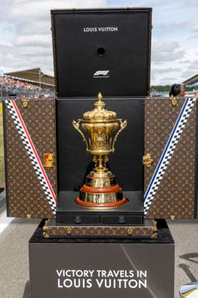 RECORD DATE NOT STATED 5th July 2026; Silverstone Circuit, Northamptonshire, England; FIA Formula 1 2026 British F1 Grand Prix; Race Day; The winners trophy TimxWilliams