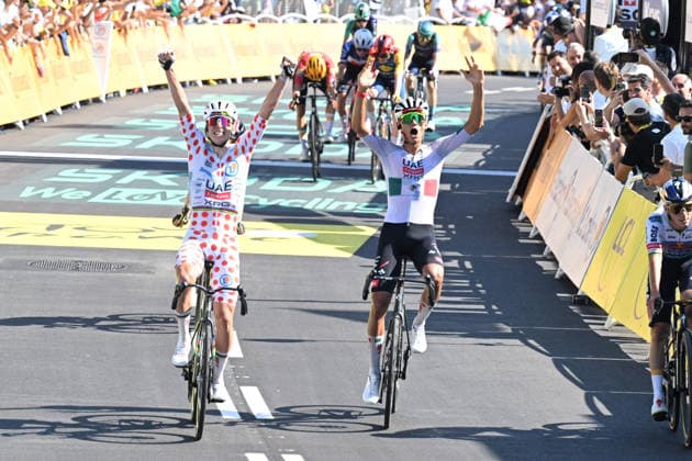 05-07-2026 Tour De France; Tappa 02 Tarragona - Barcelona; 2026, Uae Emirates - Xrg; Del Toro Romero, Isaac; Pogacar, Tadej; Barcelona Montjuic; 