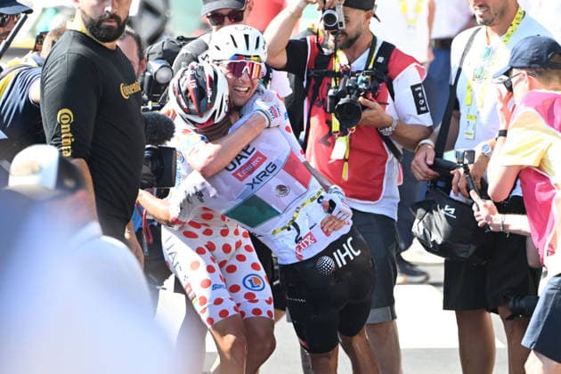 05-07-2026 Tour De France; Tappa 02 Tarragona - Barcelona; 2026, Uae Emirates - Xrg; Del Toro Romero, Isaac; Pogacar, Tadej; Barcelona Montjuic; 