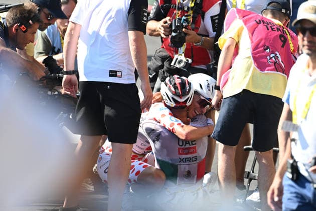 05-07-2026 Tour De France; Tappa 02 Tarragona - Barcelona; 2026, Uae Emirates - Xrg; Del Toro Romero, Isaac; Pogacar, Tadej; Barcelona Montjuic; 