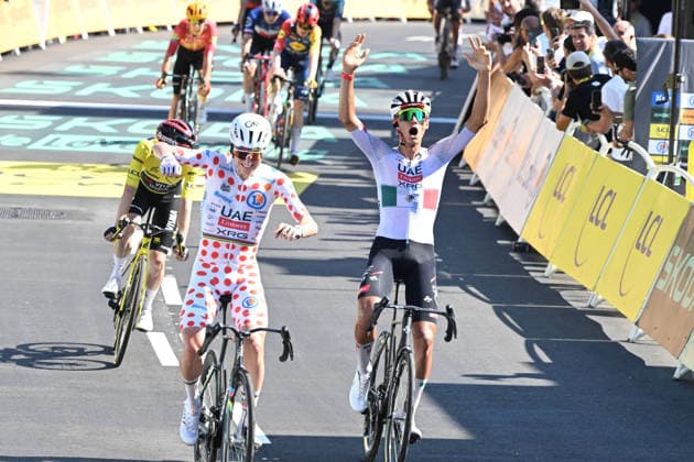05-07-2026 Tour De France; Tappa 02 Tarragona - Barcelona; 2026, Uae Emirates - Xrg; Del Toro Romero, Isaac; Pogacar, Tadej; Barcelona Montjuic; 