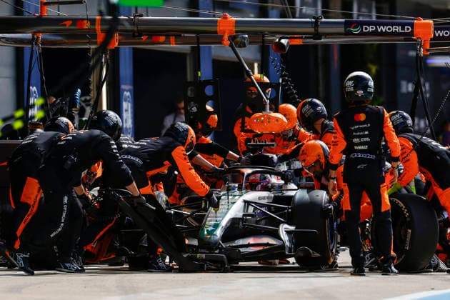 Silverstone, : Motorsport: FIA F1 Grand Prix of Britain on July, 5, 2026, Silverstone, Motorsport: FIA F1 Grand Prix of Britain (Photo by Juergen Tap) 81 PIASTRI Oscar (aus), McLaren F1 Team MCL40, action Silverstone GBR *** Silverstone, Motorsport: FIA Formula 1 Grand Prix of Great Britain on July 5, 2026, Silverstone, Motorsport: FIA Formula 1 Grand Prix of Great Britain. Photo by Juergen Tap 81: Oscar PIASTRI of the McLaren F1 Team in the MCL40, in action at Silverstone, GBR