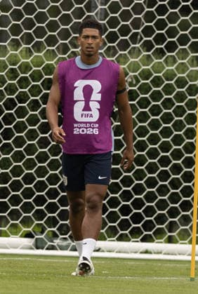 FIFA World Cup, WM, Weltmeisterschaft, Fussball 2026 England Training FIFA World Cup 2026. England v Mexico in Mexico City. Englans training session in Mexico City. Jude Bellingham  Copyright: xDarrenxFletcherx NINTCHDBPICT001093223800