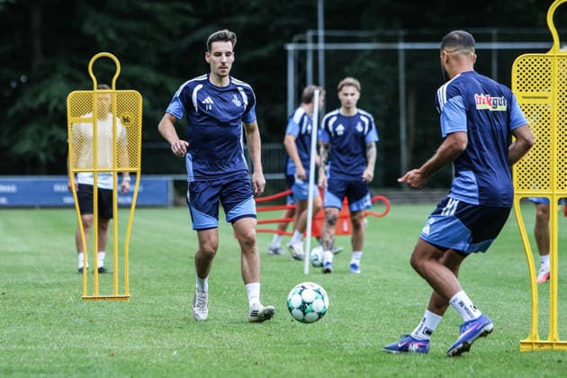Fussball, 3.Liga Saison 2026 2027 Trainingslager MSV Duisburg Training 05.07.2026, Stadion de Wageningse Berg Conor Noß (MSV Duisburg,14) Wageningen Stadion de Wageningse Berg Niederlande *** Sports, Soccer, 3rd Division, 2026–2027 Season, MSV Duisburg Training Camp, July 5, 2026, Stadion de Wageningse Berg, Conor Noß, MSV Duisburg, 14 Wageningen, Stadion de Wageningse Berg, Netherlands