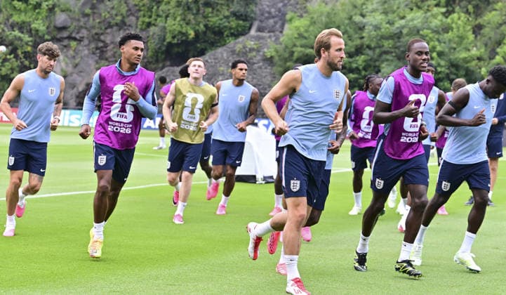 FIFA World Cup, WM, Weltmeisterschaft, Fussball 2026 England Training FIFA World Cup 2026. England v Mexico in Mexico City. Englans training session in Mexico City.  Copyright: xDarrenxFletcherx NINTCHDBPICT001093224648
