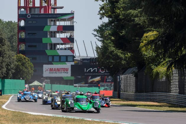 July 5, 2026, Imola, Bologna, Italy: FORESTIER RACING BY PANIS 29 (ROUSSET, GRAY, MASSON), started from the pole-position, reach turn 1 in first position during the 2026 ELMS 4 Hours of Imola at Enzo and Dino Ferrari circuit in Imola (Bologna, Italy), 4th round of European Le Mans Series 2026 season..The resulted the race winner overall..Credit: ZUMA Press Motorsports 2026: ELMS 4 Hours Of Imola: RACE  - ZUMAr158 20260705_aap_r158_001 Copyright: xRiccardoxRighettix