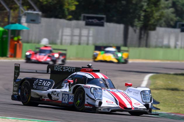 July 5, 2026, Imola, Bologna, Italy: IDEC 28 (LAFARGUE, VAN UITERT, CHATIN) at turn 2 during the 2026 ELMS 4 Hours of Imola at Enzo and Dino Ferrari circuit in Imola (Bologna, Italy), 4th round of European Le Mans Series 2026 season..Credit: ZUMA Press Motorsports 2026: ELMS 4 Hours Of Imola: RACE  - ZUMAr158 20260705_aap_r158_046 Copyright: xRiccardoxRighettix