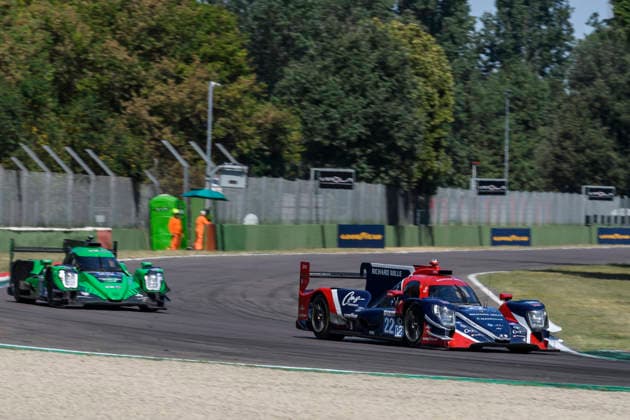 July 5, 2026, Imola, Bologna, Italy: UNITED AUTOSPORTS 22 (PEEBLES, SAUCY, HANLEY) at turn 2 during the 2026 ELMS 4 Hours of Imola at Enzo and Dino Ferrari circuit in Imola (Bologna, Italy), 4th round of European Le Mans Series 2026 season..The Anglo-American racing team concluded the race second overall..Credit: ZUMA Press Motorsports 2026: ELMS 4 Hours Of Imola: RACE  - ZUMAr158 20260705_aap_r158_049 Copyright: xRiccardoxRighettix
