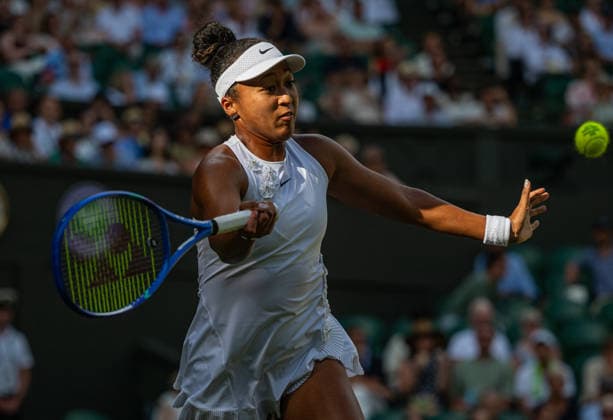 Tennis - Wimbledon Championship 2026 - Day 7 LONDON, ENGLAND - Sunday, July 5, 2026: Naomi Osaka (JPN) during the Ladies Singles Fourth Round match on Day Seven of The Championships Wimbledon 2026 at the All England Lawn Tennis and Croquet Club. (Photo by Kirsten Holst Propaganda) LONDON All England Lawn Tennis and Croq GREATER LONDON ENGLAND  Copyright: xKirstenxHolstx 2026-07-05-062-Wimbledon_Day_7
