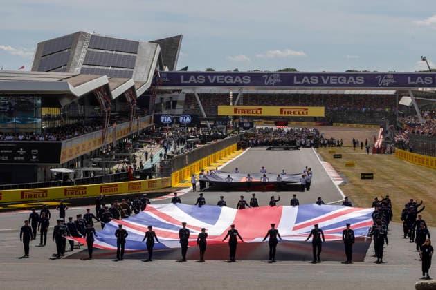 RECORD DATE NOT STATED 5th July 2026; Silverstone Circuit, Northamptonshire, England; FIA Formula 1 2026 British F1 Grand Prix; Race Day; The starting grid of the British Grand Prix TimxWilliams