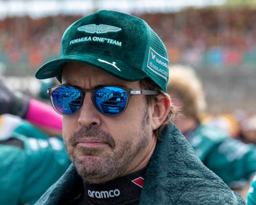 RECORD DATE NOT STATED 5th July 2026; Silverstone Circuit, Northamptonshire, England; FIA Formula 1 2026 British F1 Grand Prix; Race Day; Aston Martin Aramco F1 Team driver Fernando Alonso TimxWilliams