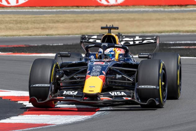 RECORD DATE NOT STATED 5th July 2026; Silverstone Circuit, Northamptonshire, England; FIA Formula 1 2026 British F1 Grand Prix; Race Day; Max Verstappen in his Oracle Red Bull Racing Red Bull Racing-Red Bull Ford RB22 Red Bull Ford DM01 TimxWilliams