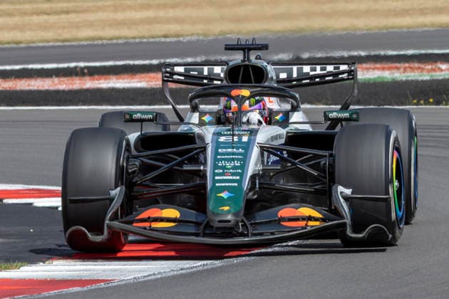 RECORD DATE NOT STATED 5th July 2026; Silverstone Circuit, Northamptonshire, England; FIA Formula 1 2026 British F1 Grand Prix; Race Day; Oscar Piastri in his McLaren Mastercard F1 Team McLaren-Mercedes MCL40 Mercedes-AMG F1 M17 TimxWilliams