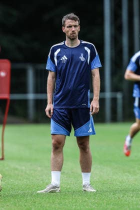 Fussball, 3.Liga Saison 2026 2027 Trainingslager MSV Duisburg Training 05.07.2026, Stadion de Wageningse Berg Max Besuschkow (MSV Duisburg, 17) Wageningen Stadion de Wageningse Berg Niederlande *** Sports, Soccer, 3rd Division, 2026–2027 Season, Training Camp, MSV Duisburg, Practice, July 5, 2026, De Wageningse Berg Stadium, Max Besuschkow, MSV Duisburg, 17 Wageningen, De Wageningse Berg Stadium, Netherlands