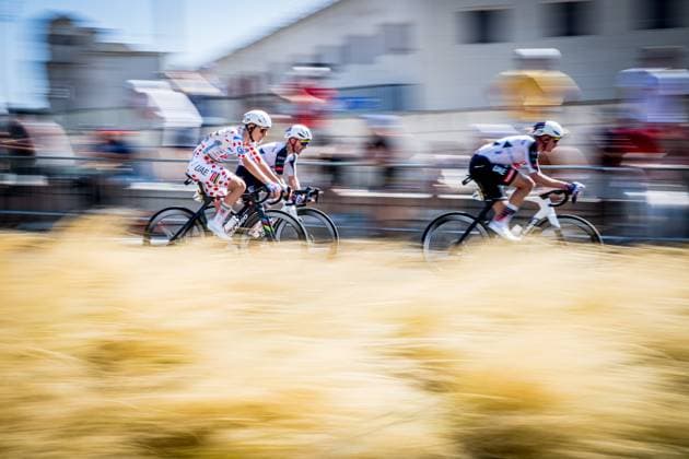 Slovenian Tadej Pogacar of UAE Team Emirates XRG pictured in action during the second stage of the 2026 Tour de France cycling race, a stage of 182km from Tarragona to Barcelona, Sunday 05 July 2026. The 113th edition of the Tour de France starts on Saturday 4 July in Barcelona, Spain, and will finish in Paris, France on the 26th of July. JASPERxJACOBS  x180443414x