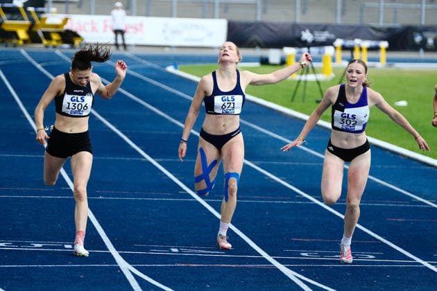 Deutsche Meisterschaften U23 U18; Bochum-Wattenscheid, 05.07.2026 Isabella Tikovsky (LG Sempt, BY) mit einem Fotofinish gegen Lina Mühlenbrink (SC DHfK Leipzig, SN) am Ende gewinnt Tikovsky; Deutsche Meisterschaften U23 U18; Bochum-Wattenscheid, 05.07.2026 *** German U23 and U18 Championships, Bochum-Wattenscheid, July 5, 2026: Isabella Tikovsky (LG Sempt, BY) won in a photo finish against Lina Mühlenbrink (SC DHfK Leipzig, SN); in the end, Tikovsky claimed victory at the German U23 and U18 Championships in Bochum-Wattenscheid, July 5, 2026 Copyright: xBEAUTIFULxSPORTS Piepenstockx