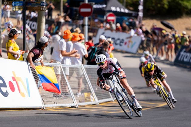 113th Tour de France 2026 - Stage 2 BARCELONA, SPAIN - JULY 5: Brandon Mcnulty of USA and UAE Team Emirates - XRG rides during the 113th Tour de France 2026, Stage 2 a 168.5km stage from Tarragona to Barcelona 109m UCIWT on July 05, 2026 in Barcelona, Spain. Barcelona Spain Copyright: xAlbertoxGardinx AGardin_20260705_Cycling_Tour de France_Stage 2__0014