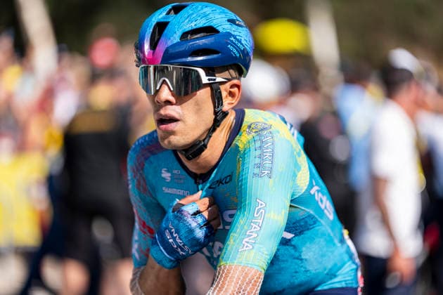 113th Tour de France 2026 - Stage 2 BARCELONA, SPAIN - JULY 5: Sergio Higuita of Colombia and XDS Astana Team is seen after the 113th Tour de France 2026, Stage 2 a 168.5km stage from Tarragona to Barcelona 109m UCIWT on July 05, 2026 in Barcelona, Spain. Barcelona Spain Copyright: xAlbertoxGardinx AGardin_20260705_Cycling_Tour de France_Stage 2__0017