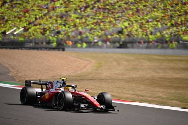 RECORD DATE NOT STATED 5th July 2026; Silverstone Circuit, Northamptonshire, England; FIA Formula 1 2026 British F1 Grand Prix; Race Day; Lewis Hamilton in the Ferrari SF-26 car during the British Grand Prix race SimonxWest