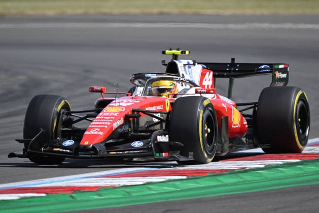RECORD DATE NOT STATED 5th July 2026; Silverstone Circuit, Northamptonshire, England; FIA Formula 1 2026 British F1 Grand Prix; Race Day; Lewis Hamilton in the Ferrari SF-26 car during the British Grand Prix race SimonxWest