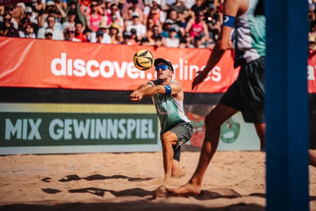 Beachvolleyball Männer Allianz German Beach Tour 2026 Tourstop München 05.07.2026 Tilo Rietschel München Zentraler Hochschulsport: Beach- Bayern Deutschland *** Men s Beach Volleyball: Allianz German Beach Tour 2026, Munich Stop, July 5, 2026; Tilo Rietschel, Munich Central University Sports, Beach, Bavaria, Germany