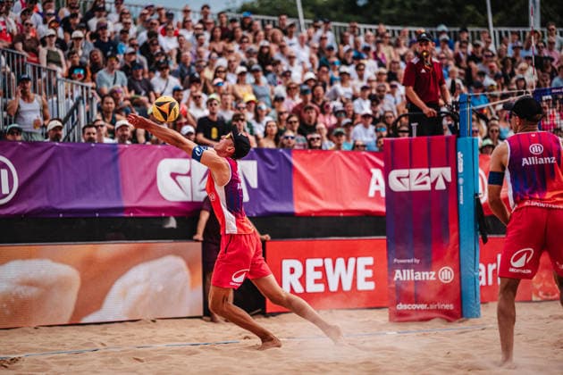 Beachvolleyball Männer Allianz German Beach Tour 2026 Tourstop München 05.07.2026 Momme Lorenz München Zentraler Hochschulsport: Beach- Bayern Deutschland *** Men s Beach Volleyball: Allianz German Beach Tour 2026, Munich Stop, July 5, 2026, Momme Lorenz, Munich Central University Sports, Beach Bayern, Germany