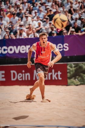 Beachvolleyball Männer Allianz German Beach Tour 2026 Tourstop München 05.07.2026 Luis Kubo München Zentraler Hochschulsport: Beach- Bayern Deutschland *** Men s Beach Volleyball: Allianz German Beach Tour 2026, Munich Stop, July 5, 2026; Luis Kubo; Munich Central University Sports; Beach Bayern; Germany