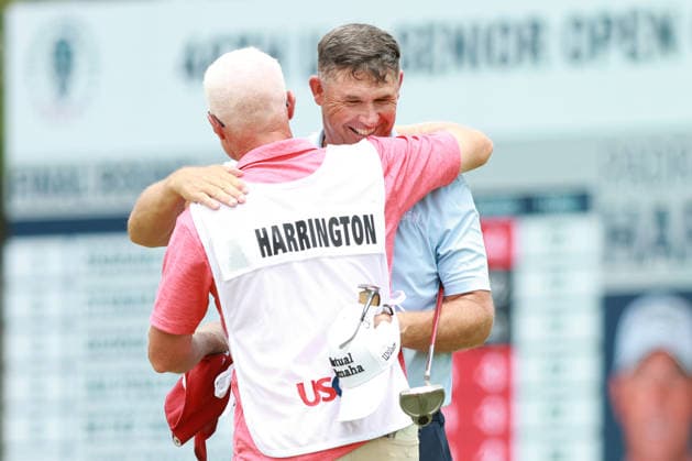 U.S. Senior Open Championship 2026 COLUMBUS, OHIO - JULY 5: Padraig Harrington of Ireland hugs his caddie after winning the U.S. Senior Open Championship 2026 at Scioto Country Club in Columbus, Ohio, USA Sunday, July 5, 2026. Columbus Ohio United States  Copyright: xJorgexLemusx originalFilename:lemus-ussenior260705_npEU4.jpg