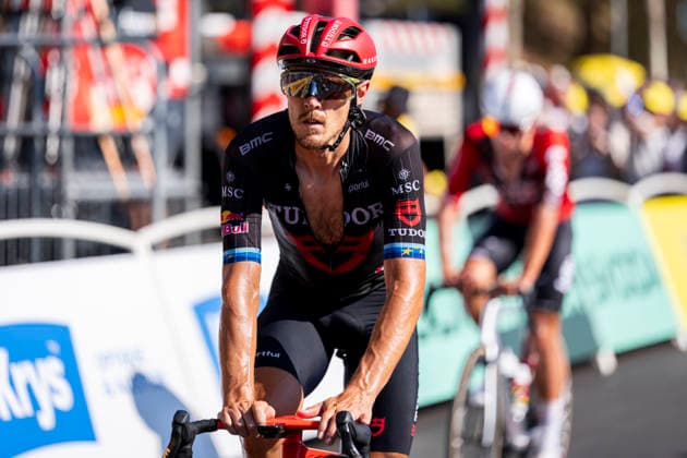 113th Tour de France 2026 - Stage 2 BARCELONA, SPAIN - JULY 5: Matteo Trentin of Italy and Tudor Pro Cycling Team is seen after the 113th Tour de France 2026, Stage 2 a 168.5km stage from Tarragona to Barcelona 109m UCIWT on July 05, 2026 in Barcelona, Spain. Barcelona Spain Copyright: xAlbertoxGardinx AGardin_20260705_Cycling_Tour de France_Stage 2__0038