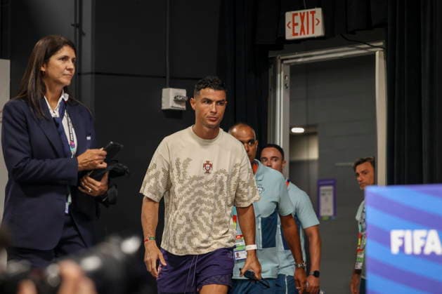 FIFA World Cup, WM, Weltmeisterschaft, Fussball 2026 - Portugal press conference, PK, Pressekonferenz Portugal s national soccer player Cristiano Ronaldo attends a press conference at Dallas Stadium for the FIFA World Cup 2026, Dallas, Texas, USA, 05 July 2026. DALLAS Toronto United States  Copyright: xMIGUELxA.xLOPESx