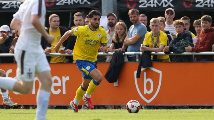 FT Braunschweig vs. Eintracht BS, Testspiel Braunschweig, 05.07.2026, Fußball, Herren, Saison 2026 27, Freie Turnen Braunschweig vs Eintracht Braunschweig, Testspiel, Fabio Di Michele Sanchez (Eintracht Braunschweig) Niedersachsen Deutschland *** FT Braunschweig vs. Eintracht BS, Friendly Match in Braunschweig, July 5, 2026, Soccer, Men s, 2026–27 season, Freie Turnen Braunschweig vs. Eintracht Braunschweig, Friendly Match, Fabio Di Michele Sanchez, Eintracht Braunschweig, Lower Saxony, Germany