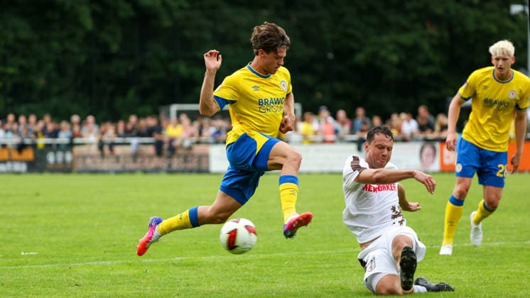 FT Braunschweig vs. Eintracht BS, Testspiel Braunschweig, 05.07.2026, Fußball, Herren, Saison 2026 27, Freie Turnen Braunschweig vs Eintracht Braunschweig, Testspiel, Sidney Raebiger (Eintracht Braunschweig) Niedersachsen Deutschland *** FT Braunschweig vs. Eintracht BS, Friendly Match in Braunschweig, July 5, 2026, Soccer, Men s, 2026–27 season, Freie Turnen Braunschweig vs. Eintracht Braunschweig, Friendly Match, Sidney Raebiger, Eintracht Braunschweig, Lower Saxony, Germany