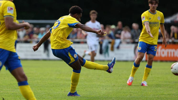 FT Braunschweig vs. Eintracht BS, Testspiel Braunschweig, 05.07.2026, Fußball, Herren, Saison 2026 27, Freie Turnen Braunschweig vs Eintracht Braunschweig, Testspiel, Sanoussy Ba (Eintracht Braunschweig) Niedersachsen Deutschland *** FT Braunschweig vs. Eintracht BS, Friendly Match in Braunschweig, July 5, 2026, Soccer, Men s, 2026–27 season, Freie Turnen Braunschweig vs. Eintracht Braunschweig, Friendly Match, Sanoussy Ba, Eintracht Braunschweig, Lower Saxony, Germany